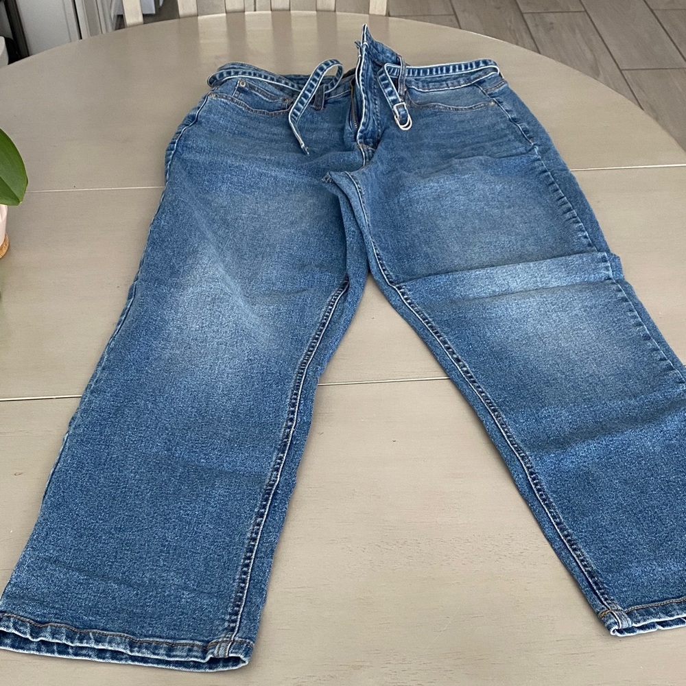 Women's Straight Leg Blue Jeans